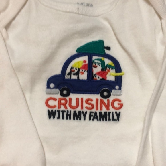 Set of four long sleeve 6 month onesies - Picture 2 of 9
